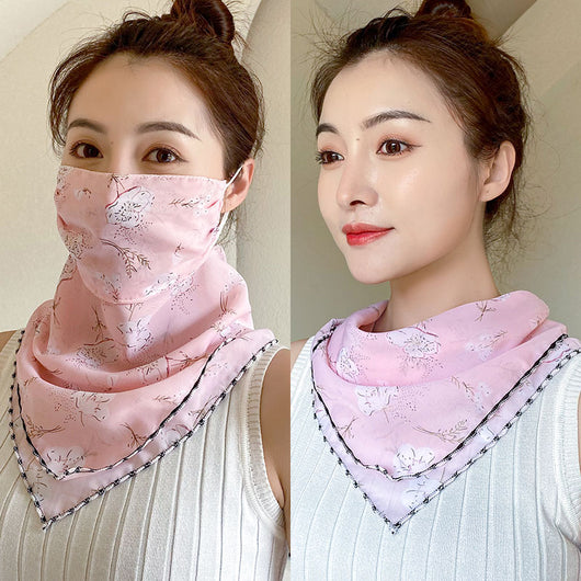 Pañuelo de Seda Multifunción para Rostro y Cuello - Máscara Protectora Ligera Verano - Image 8