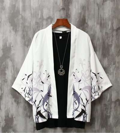 Cardigan Estampado Versátil de Manga Corta para Hombre y Mujer - Image 4