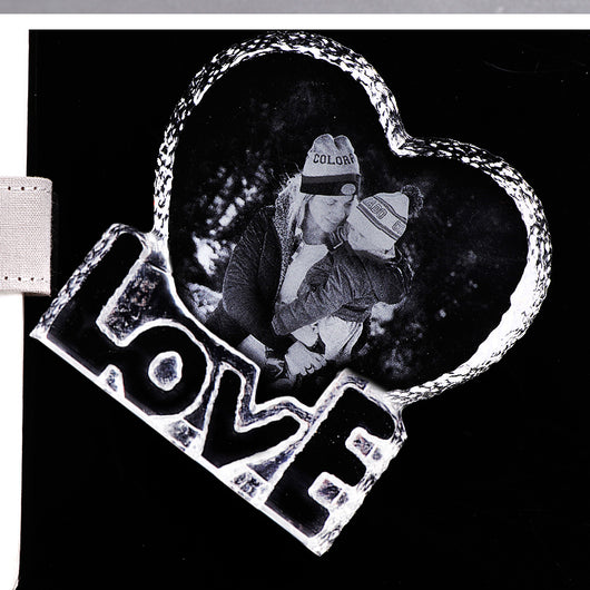 Marco de Foto Cristal Grabado Láser Personalizado - Recuerdo de Amor - Image 3