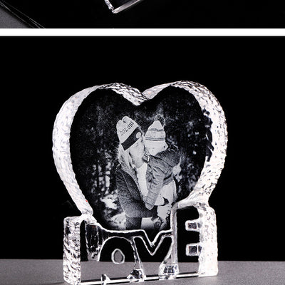 Marco de Foto Cristal Grabado Láser Personalizado - Recuerdo de Amor - Image 5