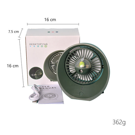 Ventilador Nebulizador Portátil con Diseño Infantil - Recargable USB con Ángulo Ajustable - Image 6