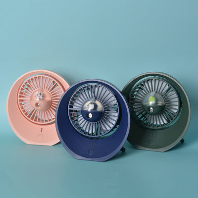 Ventilador Nebulizador Portátil con Diseño Infantil - Recargable USB con Ángulo Ajustable - Image 11