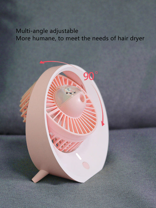 Ventilador Nebulizador Portátil con Diseño Infantil - Recargable USB con Ángulo Ajustable - Image 10