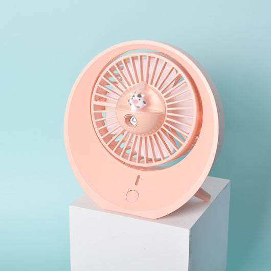 Ventilador Nebulizador Portátil con Diseño Infantil - Recargable USB con Ángulo Ajustable - Image 2