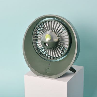 Ventilador Nebulizador Portátil con Diseño Infantil - Recargable USB con Ángulo Ajustable - Image 3