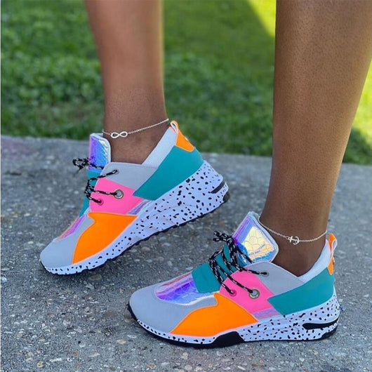 Zapatillas Deportivas Casuales Cómodas con Suela Gruesa y Cordones - Image 9