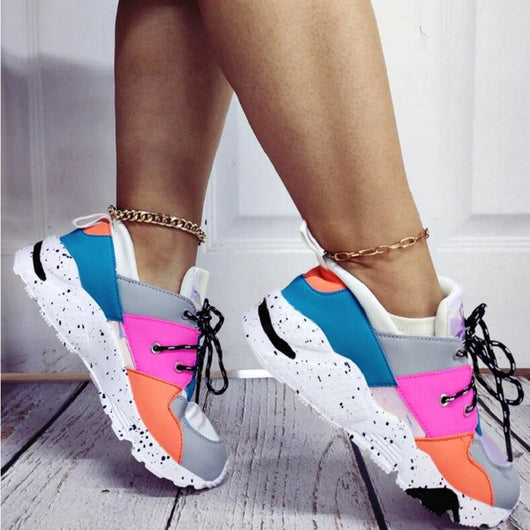 Zapatillas Deportivas Casuales Cómodas con Suela Gruesa y Cordones - Image 5
