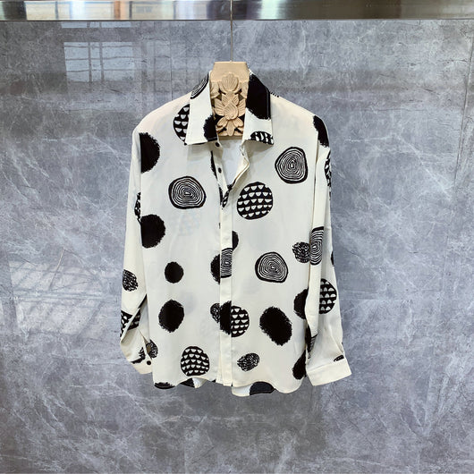 Blusa Estampada de Diseño Coreano Premium con Manga Larga - Image 6
