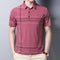 Playera Empresarial de Seda de Hielo para Hombre - Manga Corta Tendencia Verano