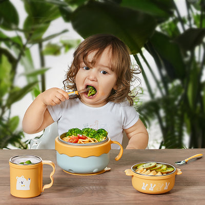 Plato con Ventosa Térmica de Acero Inoxidable para Bebés y Niños - Image 14