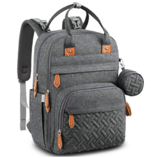 Mochila Maternal de Gran Capacidad con Doble Compartimento - Image 9