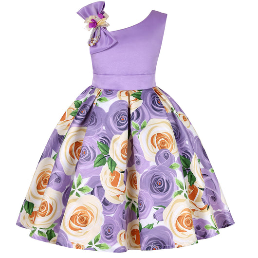 Vestidos Princesa para Niñas con Estampado Digital - Image 17