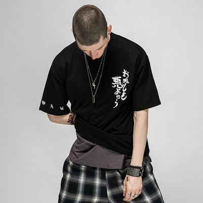 Camiseta Retro Oversized de Algodón Puro Unisex - Estilo Urbano - Image 8