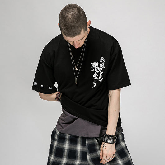 Camiseta Retro Oversized de Algodón Puro Unisex - Estilo Urbano - Image 8