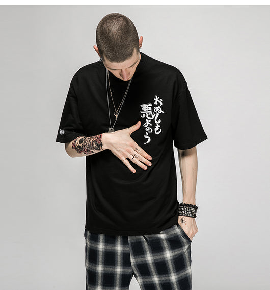 Camiseta Retro Oversized de Algodón Puro Unisex - Estilo Urbano - Image 13