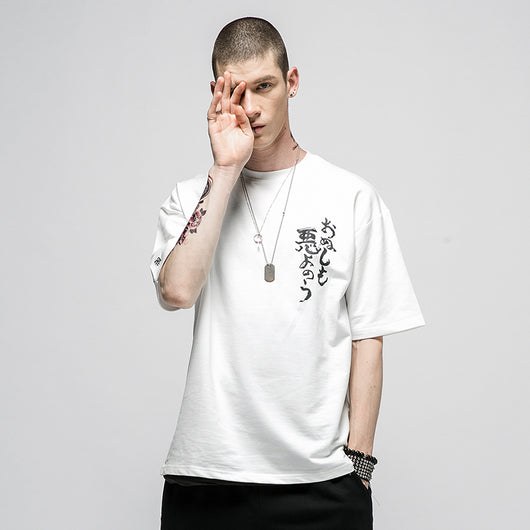 Camiseta Retro Oversized de Algodón Puro Unisex - Estilo Urbano - Image 12