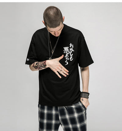 Camiseta Retro Oversized de Algodón Puro Unisex - Estilo Urbano - Image 3
