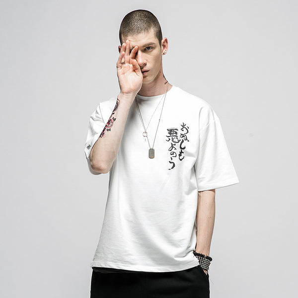 Camiseta Retro Oversized de Algodón Puro Unisex - Estilo Urbano