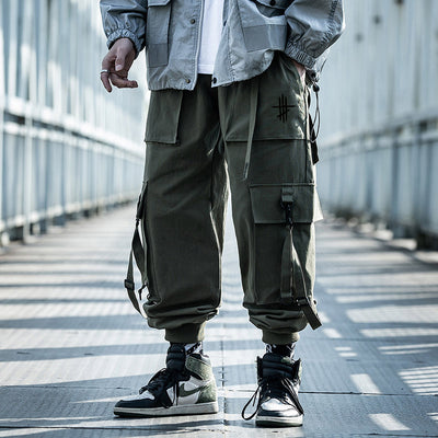 Overol Holgado Hip-Hop Country Tide para Hombre - Primavera Otoño - Image 13