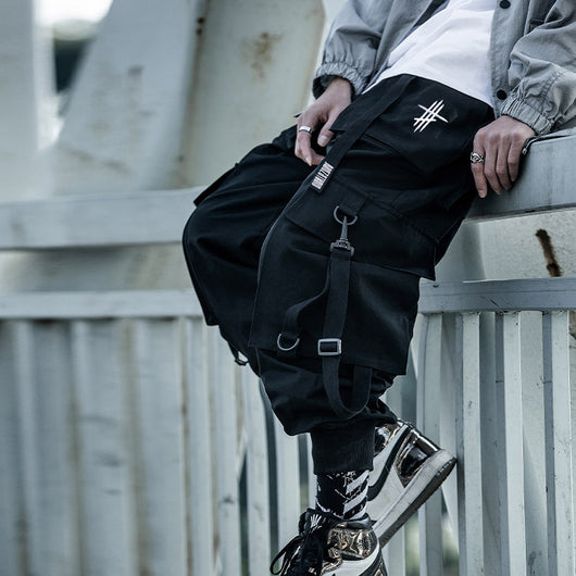 Overol Holgado Hip-Hop Country Tide para Hombre - Primavera Otoño - Image 6