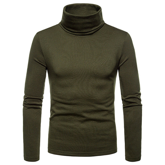 Camiseta Térmica Cuello Alto Manga Larga para Hombre Talla Grande - Image 12
