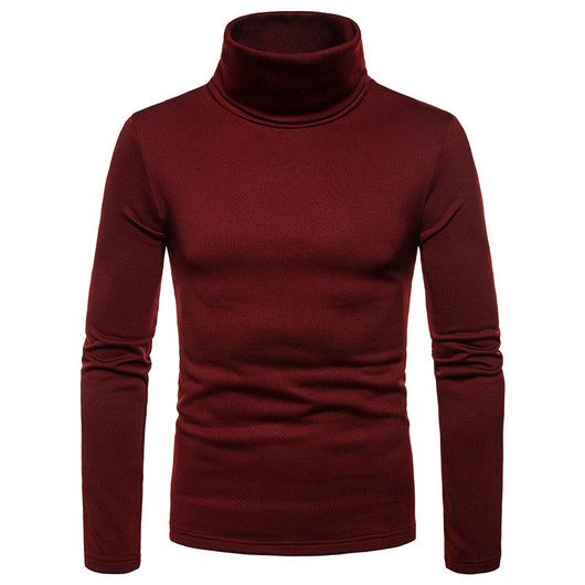 Camiseta Térmica Cuello Alto Manga Larga para Hombre Talla Grande - Image 11
