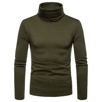 Camiseta Térmica Cuello Alto Manga Larga para Hombre Talla Grande - Image 3