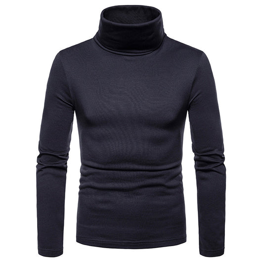 Camiseta Térmica Cuello Alto Manga Larga para Hombre Talla Grande - Image 5