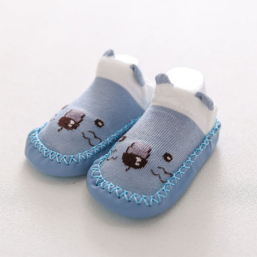 Calcetines Antideslizantes para Bebés con Suela de Cuero - Image 7