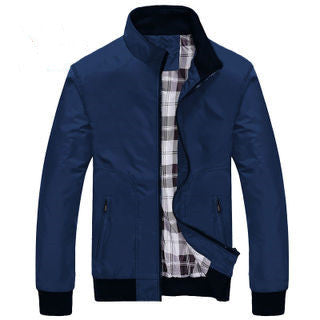 Chaqueta Casual de Trabajo con Cuello de Pie - Estilo Uniforme Deportivo - Image 4