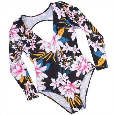 Traje de Baño Entero Manga Larga con Protección Solar para Mujer - Image 4