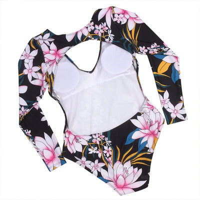 Traje de Baño Entero Manga Larga con Protección Solar para Mujer - Image 3