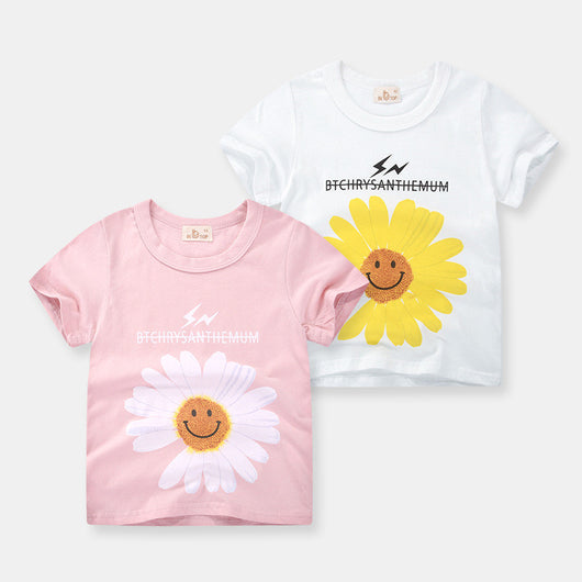 Camisetas Infantiles 27kids Manga Corta Estilo Coreano - Colección Verano para Niños - Image 14