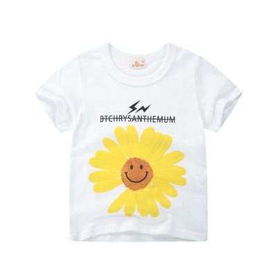 Camisetas Infantiles 27kids Manga Corta Estilo Coreano - Colección Verano para Niños - Image 4