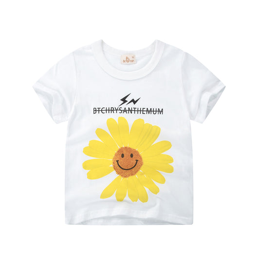 Camisetas Infantiles 27kids Manga Corta Estilo Coreano - Colección Verano para Niños - Image 4