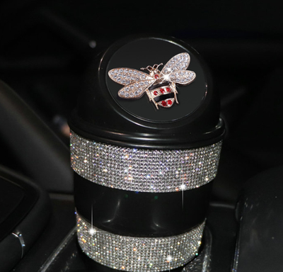 Organizador Multifuncional para Auto Diseño Cisne con Diamantes - Image 5