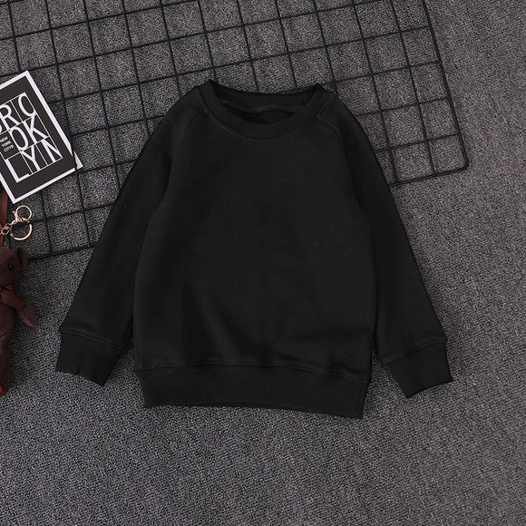 Suéter de Algodón Puro para Niños y Niñas - Pullover Versátil Primavera Otoño