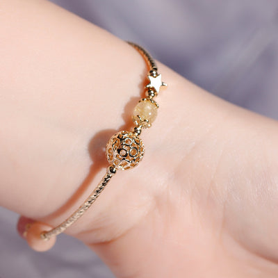 Pulsera de Ópalo de Cristal con Fresas Rojo y Verde - Image 8