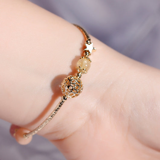 Pulsera de Ópalo de Cristal con Fresas Rojo y Verde - Image 5