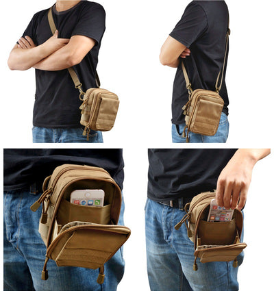 Bolsa Táctica Crossbody Multifuncional con Sistema Molle para Deportes y Outdoor - Image 5