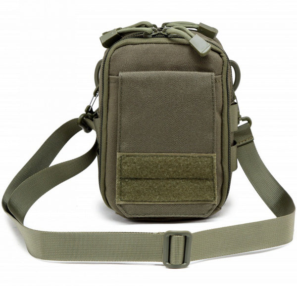 Bolsa Táctica Crossbody Multifuncional con Sistema Molle para Deportes y Outdoor