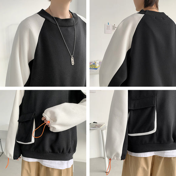 Sudadera Oversized con Bolsillos Grandes Estilo Hip-Hop