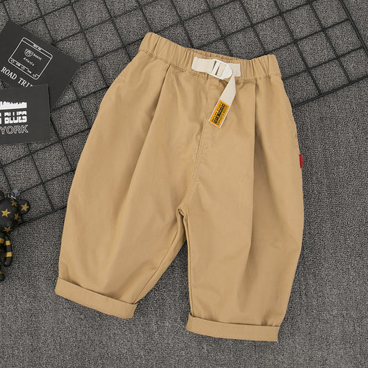 Pantalones Cortos de Algodón para Niños y Niñas - Estilo Casual Blanco Verano - Image 6