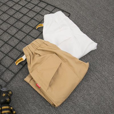 Pantalones Cortos de Algodón para Niños y Niñas - Estilo Casual Blanco Verano - Image 10