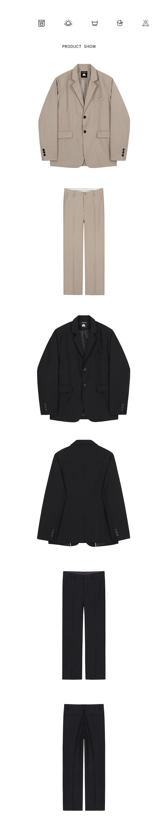 Blazer Casual Británico de Color Liso - Chaqueta Ejecutiva Moderna - Image 18