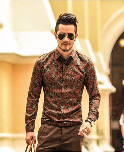 Camisa Estampada Floral Manga Larga - Image 5
