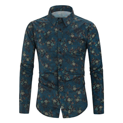 Camisa Estampada Floral Manga Larga - Image 6