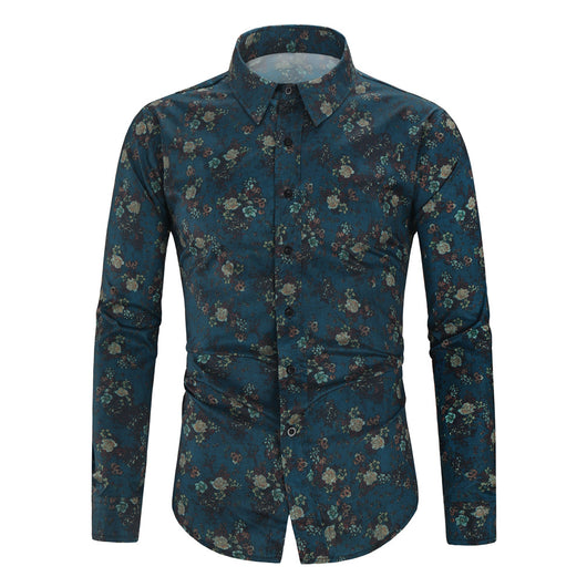 Camisa Estampada Floral Manga Larga - Image 6