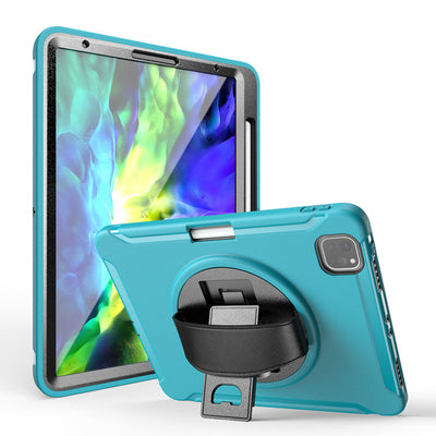 Soporte Giratorio para Tablet con Correa de Mano en Cuero y Silicona - Image 2