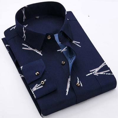 Camisa Oxford de Algodón para Hombre - Manga Larga Slim Fit Casual Ejecutivo - Image 15